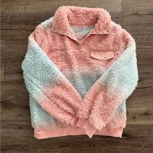 Pink Lily Sherpa Pullover